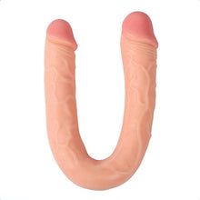 Lade das Bild in den Galerie-Viewer, Doppelte Penetration 18 Zoll superlanger Dildo BDSM