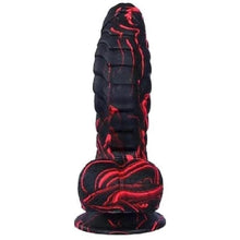 Lade das Bild in den Galerie-Viewer, Dragon Scale 7-Zoll-Dildo mit Kugeln und Saugnapf