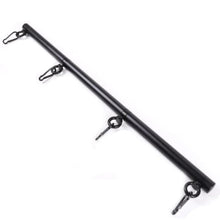 Load image into Gallery viewer, Black Adjustable Spreader Bar BDSM