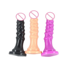 Lade das Bild in den Galerie-Viewer, Flexibler 10-Zoll-Dildo mit gewellten Kanten