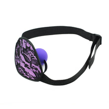 Load image into Gallery viewer, Forced Silence Blue Ball Gag BDSM