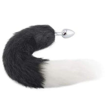 Load image into Gallery viewer, 18-Inch Fox Tail With Stainless Steel Butt Plug