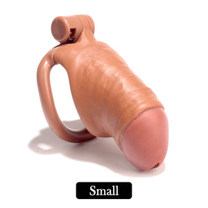 V2.0 Men's Simulated Penis Chastity Cage