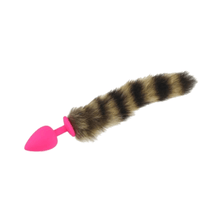 Load image into Gallery viewer, Random Silicone Raccoon Tail Butt Plug BDSM
