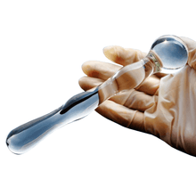 Lade das Bild in den Galerie-Viewer, Zauberstab der Masturbation Glasdildo BDSM