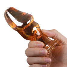 Load image into Gallery viewer, Cute Penis-Like Glass Dildo