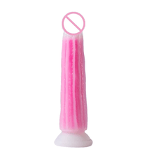 Load image into Gallery viewer, Random Translucent Vegetable Dildo With Suction Cup