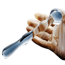 Lade das Bild in den Galerie-Viewer, Zauberstab der Masturbation Glasdildo BDSM