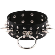 Load image into Gallery viewer, Spiked Bondage Submissive Collar
