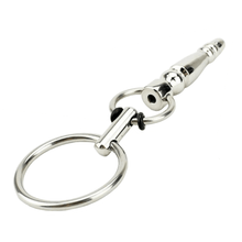 Load image into Gallery viewer, Hollow Stainless Penis Plug With Cock Ring

