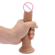 Load image into Gallery viewer, Soft Silicone Dildo With Suction Cup
