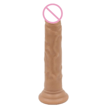 Load image into Gallery viewer, Soft Silicone Dildo With Suction Cup