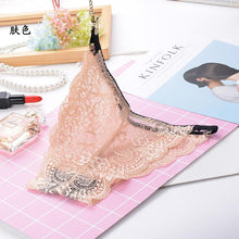 Load image into Gallery viewer, Full transparent lace sexy panties