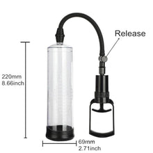 Load image into Gallery viewer, Erection-Enhancing Manual Clear Penis Pump BDSM