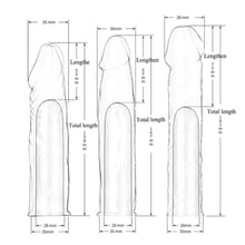 Load image into Gallery viewer, Super Elastic Lifelike Cock Extensions BDSM