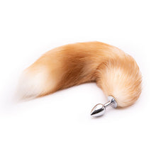 Load image into Gallery viewer, 16" - 17" Fox Tail Metal Butt Plug
