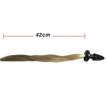 Load image into Gallery viewer, Gorgeous Blonde Horse Tail Butt Plug BDSM