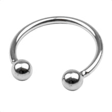 Load image into Gallery viewer, Dual Beads Stainless Steel Glans Ring BDSM