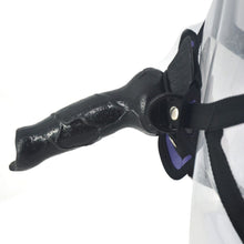 Lade das Bild in den Galerie-Viewer, Schwarzer Wolfsschwanz, Umschnalldildo, BDSM