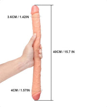 Lade das Bild in den Galerie-Viewer, Doppelte Penetration 18 Zoll superlanger Dildo BDSM