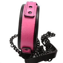 Load image into Gallery viewer, Sugar N Spice Leather Collar With Leash