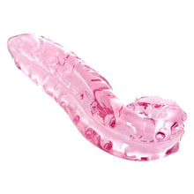 Lade das Bild in den Galerie-Viewer, Rosafarbener Tentakeldildo aus Glas für BDSM