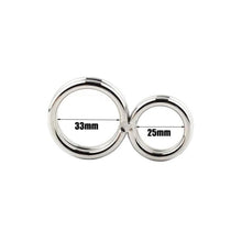 Load image into Gallery viewer, Erection Crimper Double Cock Ring BDSM