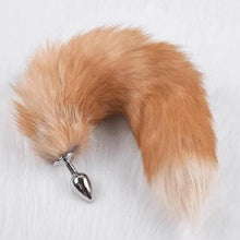 Charger l'image dans la galerie, Plug anal élégant en forme de queue de renard de 19 pouces de long BDSM