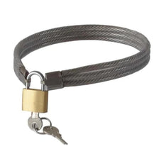 Charger l'image dans la galerie, Collier d'esclave verrouillable en fil d'acier