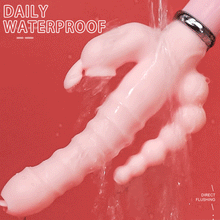 Load image into Gallery viewer, 3 In 1 Dildo Rabbit Vibrator
