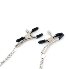 Charger l'image dans la galerie, Collier de serrage de tétons métallique BDSM