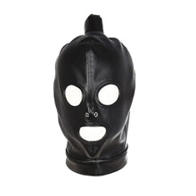 Load image into Gallery viewer, Leather BDSM Mask With Ponytail BDSM