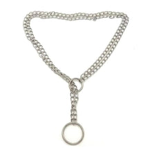 Charger l'image dans la galerie, Collier de serrage en fer à double chaîne robuste et chaud