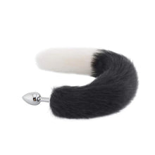 Load image into Gallery viewer, 18-Inch Fox Tail With Stainless Steel Butt Plug