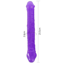Lade das Bild in den Galerie-Viewer, Flexibler doppelseitiger weicher Jelly-Dildo BDSM