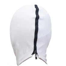 Charger l'image dans la galerie, Cagoule sexuelle blanche en cuir