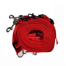 Load image into Gallery viewer, Red Adjustable Under Mattress Restraints BDSM