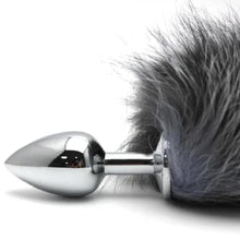 Charger l'image dans la galerie, Plug anal Foxy Gray Ash de 17 pouces de long BDSM