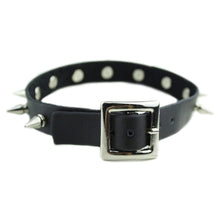 Load image into Gallery viewer, Vintage Leather Studded Collar