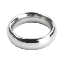Load image into Gallery viewer, Ejaculation Enhancer Silver Cock Ring BDSM