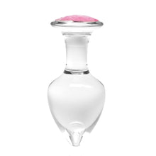 Charger l'image dans la galerie, Lot de 4 plugs anaux en verre avec pierres précieuses BDSM