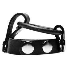 Load image into Gallery viewer, Balls Stretcher Rubber Penis Ring BDSM