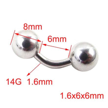 Load image into Gallery viewer, Heavy Barbell Male Genital Jewelry BDSM