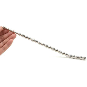 Curved Metal Penis Stretching Plug BDSM