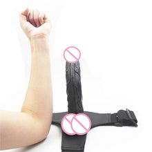 Lade das Bild in den Galerie-Viewer, Schwarzer Mandingo Riesiger Strapon 8 Zoll