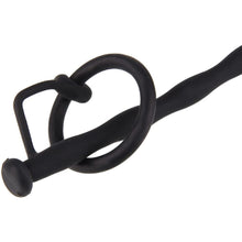 Lade das Bild in den Galerie-Viewer, Schwarzer Harnröhrendilatator Penis Plug BDSM