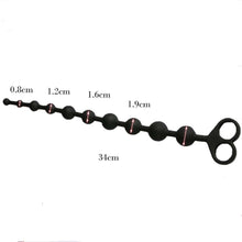 Lade das Bild in den Galerie-Viewer, 10-Gang-Analperlen mit abgestufter Progression