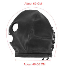 Load image into Gallery viewer, Deviant's Leather Bondage Hood BDSM