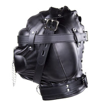 Load image into Gallery viewer, Black Leather Gimp Mask BDSM