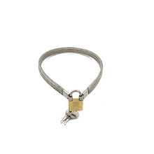 Charger l'image dans la galerie, Collier d'esclave verrouillable en fil d'acier